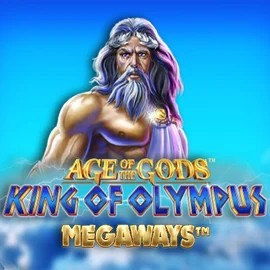 Slots logo of Age Of The Gods: King of Olympus Megaways from Origins at Bassbet Casino