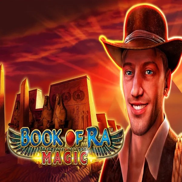 Book of Ra Magic logo – Slots by Greentube at Bassbet Casino