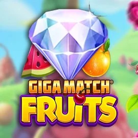 Giga Match Fruits slot logo by RubyPlay at Bassbet Casino