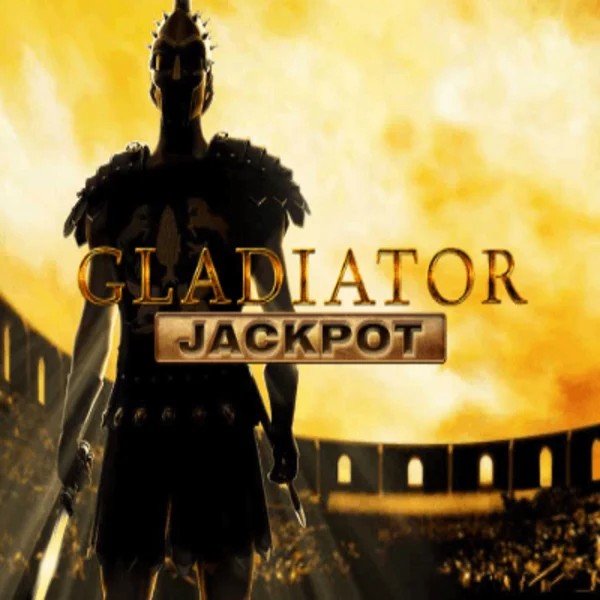 Gladiator Jackpot slot logo by Playtech at Bassbet Casino