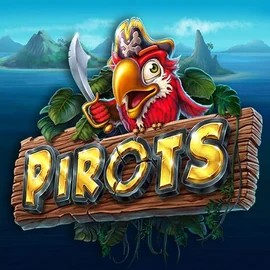 Pirots slot logo by ELK Studios at Bassbet Casino