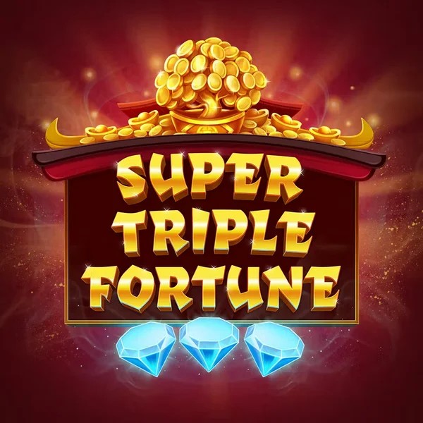 Super Triple Fortune slot logo by Greentube at Bassbet Casino